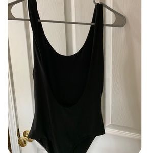 Black bodysuit tank